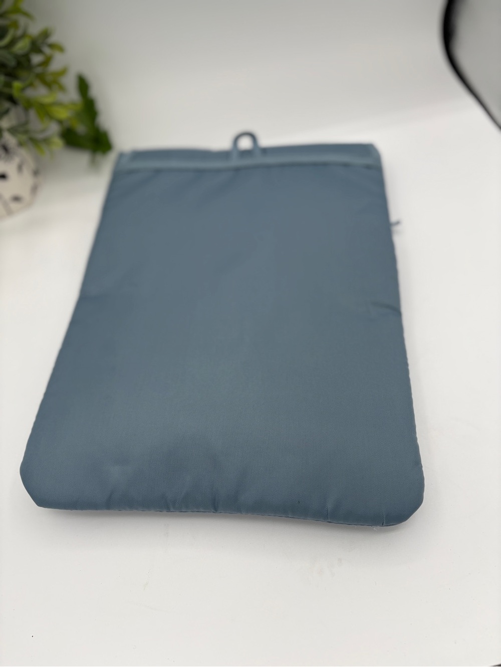 Patagonia Slate Blue Laptop Sleeve with Mint Accent Zipper - Picture 3 of 4